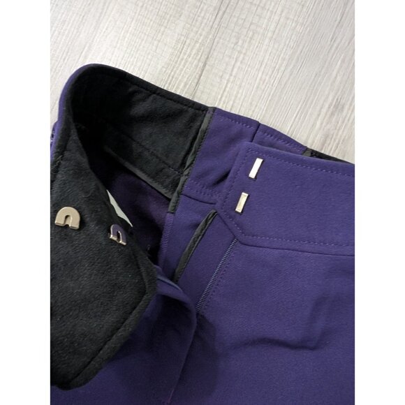 Obermeyer Vintage Ski Stirrup Pants W Loop Junior Cadets Sz 14 Purple Wool (50%) - Picture 5 of 11